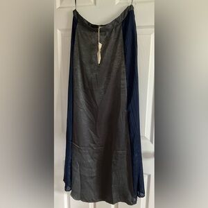 Mystery bohemian mixed material skirt NWT